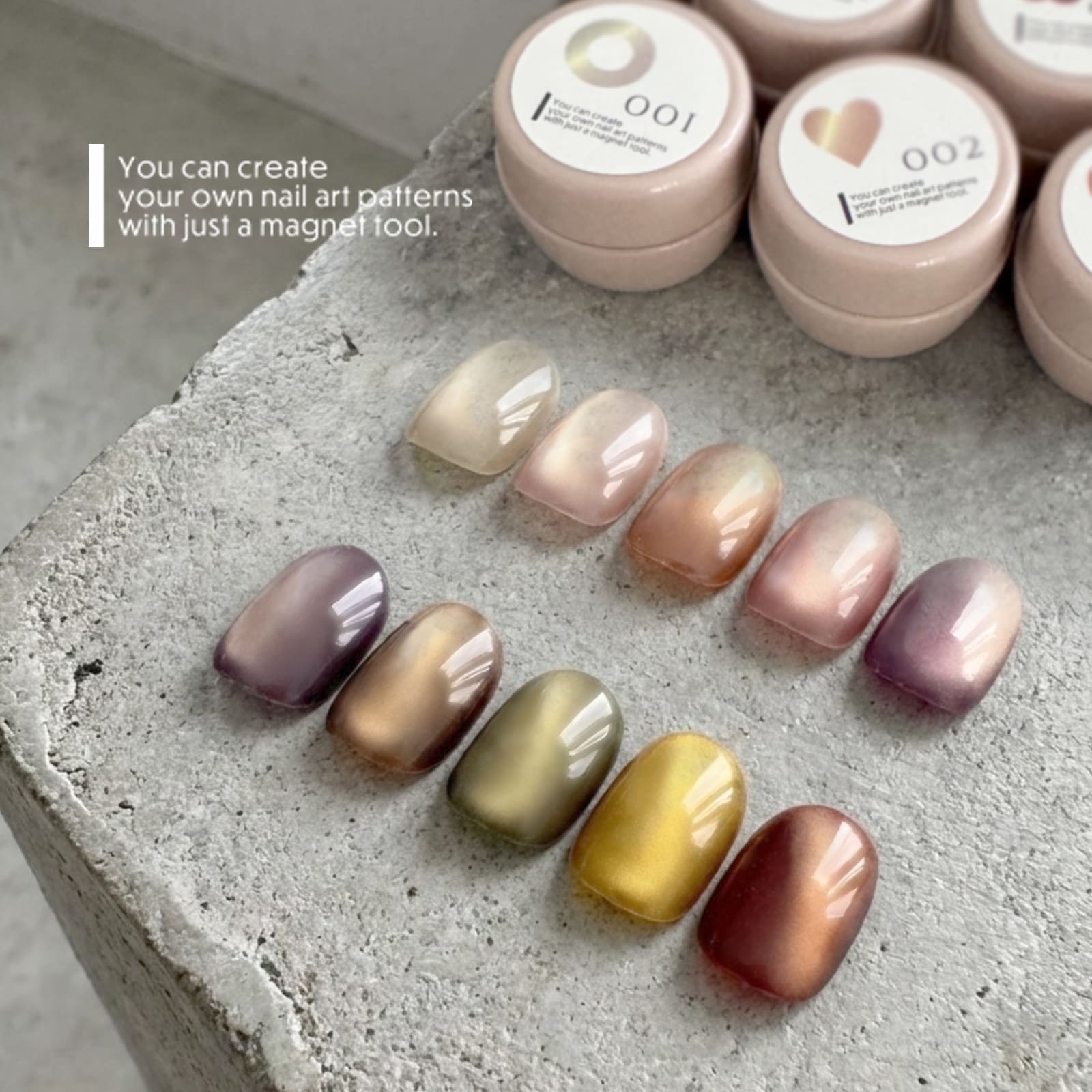 超微粒子　ゴールドマグネットジェル10色 シルクのような滑らかな輝き　繊細な大人のゴールドを　magnet